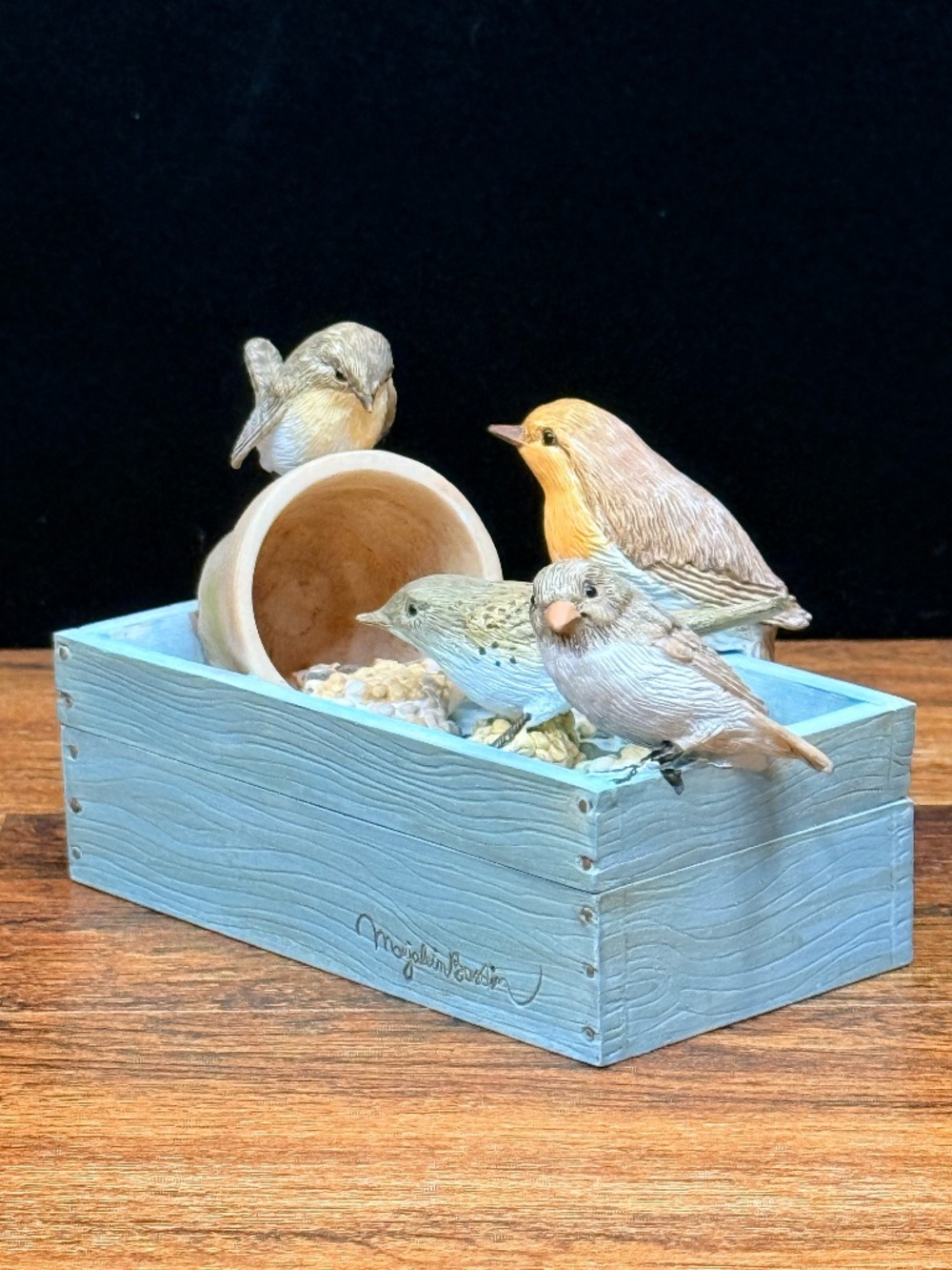 HALLMARK Marjolein Bastin Bird “Each day is a gift…” Trinket Box